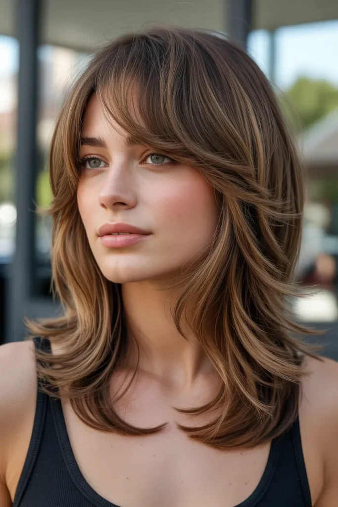 medium length hairstyle with layered sid s2AA3ijsQuu0kk7Kl qt2g sC6MadwqRd6xtQ9NjDyrww