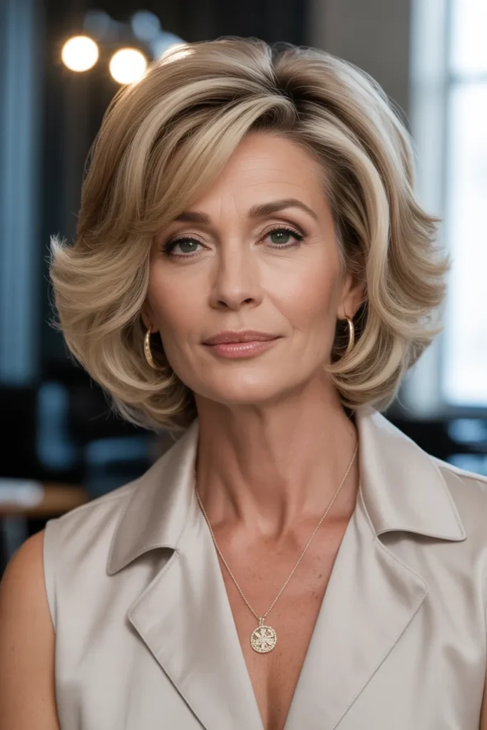 medium length layered haircut styled wit dG FQSjAR 22mrnL7oowFw 6Mp9eOkRTxqbLyRh0Knjpg cover