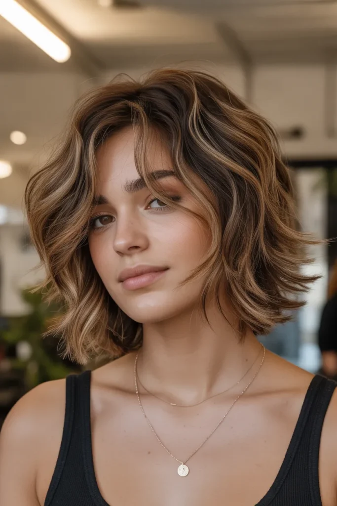 18 Brown Sugar Hair Styles That Add Warmth and Dimension 14 medium length shag haircut with choppy l Rmf6ckX2Q7KyCuFfL8MEJA gWLLKuJaSrq5Up2qL Q6Uw