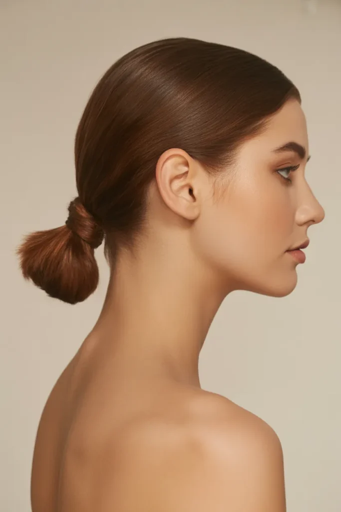 minimal sleek low ponytail hairstyle smo cFD292UTWuhgxYXv0OT w MD Sm2i9SVCIAF9M2HrJew