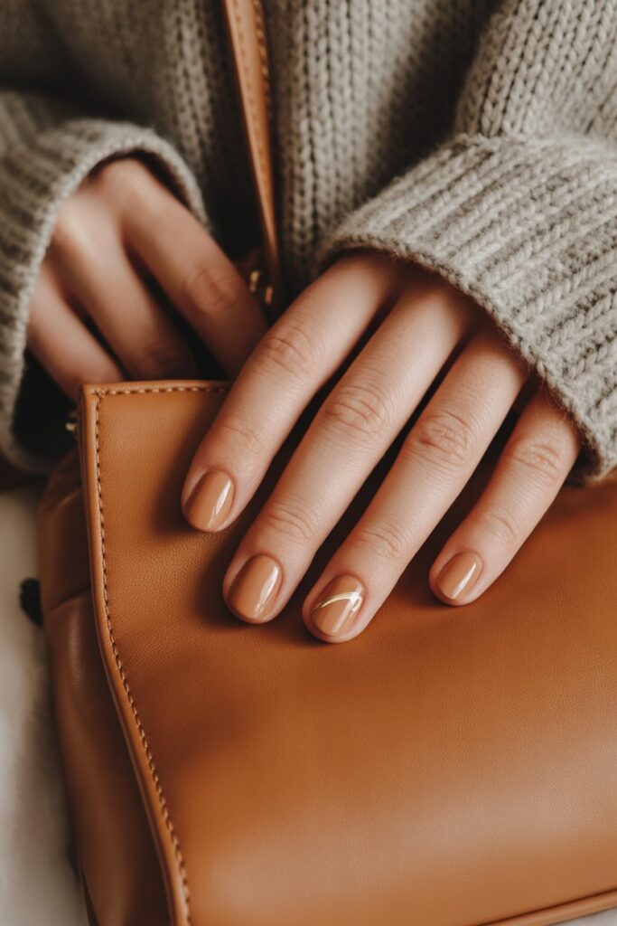 minimalist caramel beige nail polish glo 3ByzJ95BRRSjPk2CmaYz1A acpwl3ecRaS kzgWrSwPLA cover