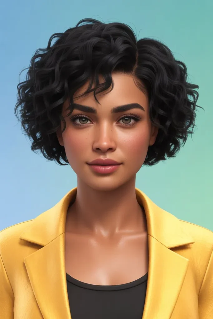 modern black female sim with short curly p aYYLOHTUmu5F5EhCSnfQ LPYim26bTTCyA2wpN3nPsQ cover