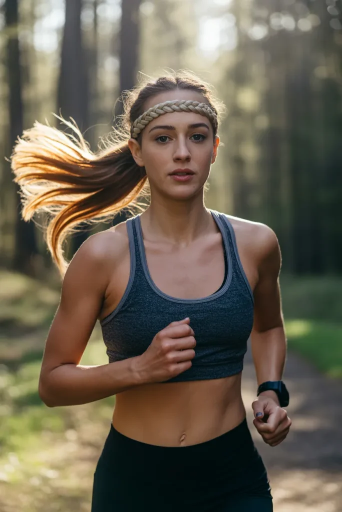 runner with a braided front headband sec RmzQoSiyRDqtNXtLcjSW1Q GDtX vmgS K6BskPFNLOOg cover