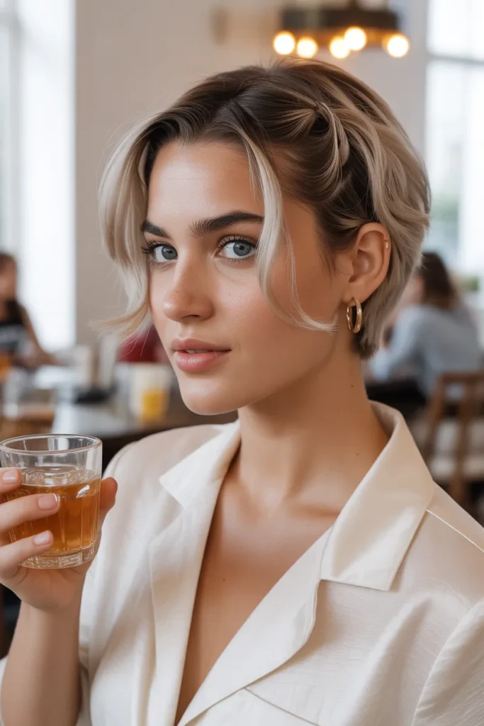 short hair with two twisted front sectio 42gb3mLmQ7iayzQ afsXyA lXywan0uQgOdwtAslrjPZQ