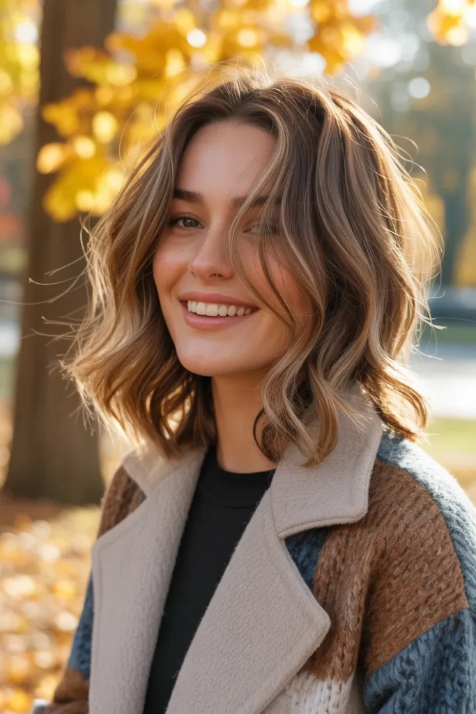 15 Fall Hair Inspo Ideas to Refresh Your Look This Season 5 shoulder length hair with textured chopp F6DR dWrR1Ch4L2sf0Dv w oFAYQOuoSRKct1UNhsEWUg