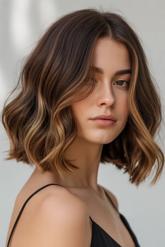 shoulder length long bob hairstyle deep Sl4WSsQqTaGbZa kzqINQQ 9X6qw1hxQbWQVXe5iFPtVA cover