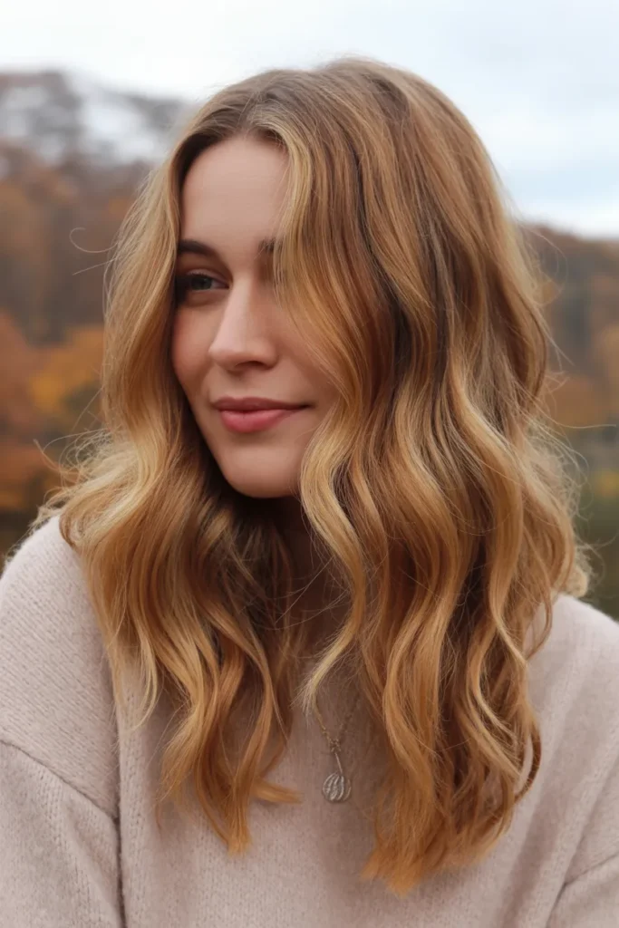 shoulder length wavy hairstyle with loos Y3miIjXMTP kXyrz rP1ig 7BJ2Skj0RF6Jw6Ni 5XSkQ