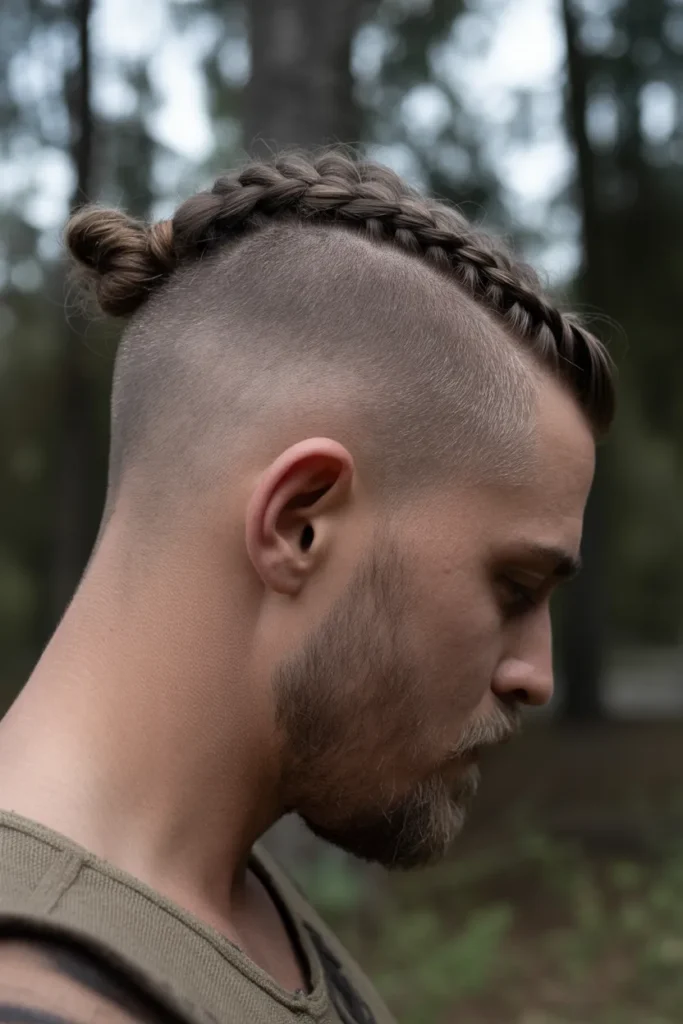 side profile of a man with shaved sides 77nmslz9QcurPeP3 ot4PA KZEB9ig9Qy2aYMIzu0ReXg
