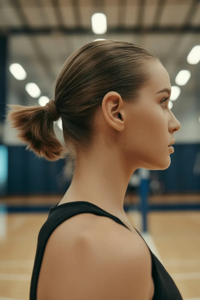 20 Volleyball Hairstyles That Keep You Game-Ready and Stylish 9 side profile shot of a volleyball athlet riXZrmh TbeGYXY8jcN23g htzRVOIzRtif7RlqdZ3h5A cover 1