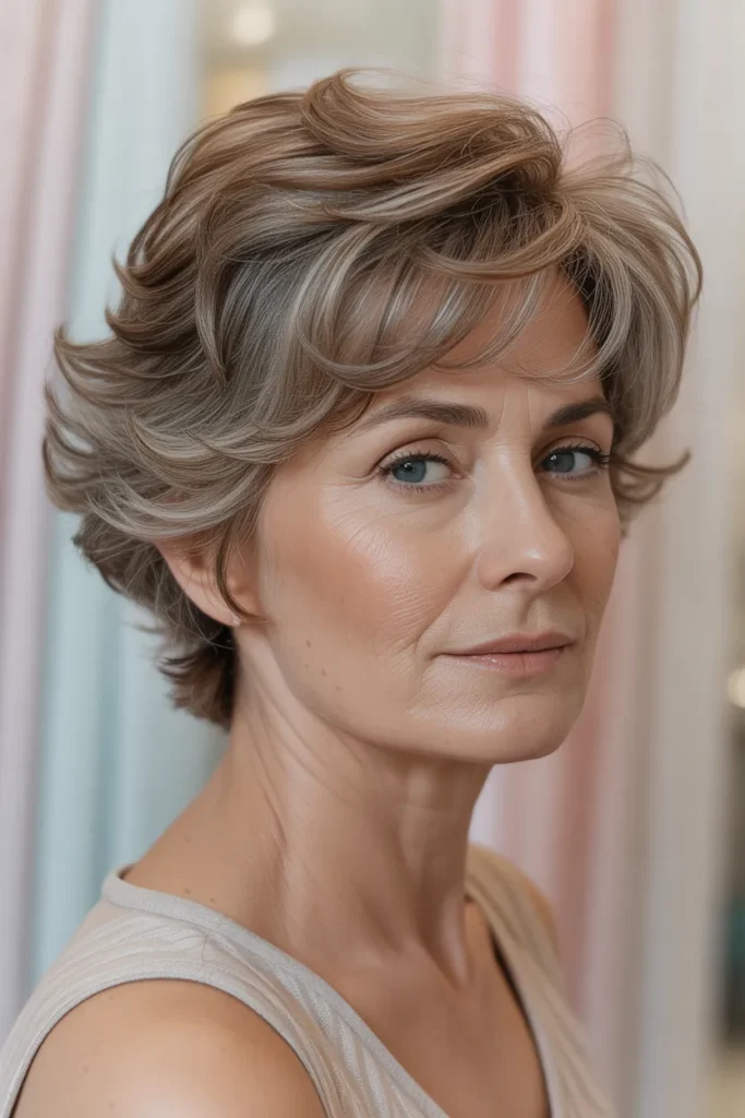 soft feathered short haircut with airy t RECyt3L6TFiHanQZaULJwQ ctZl1hxaTruuyMCgIwAn9w