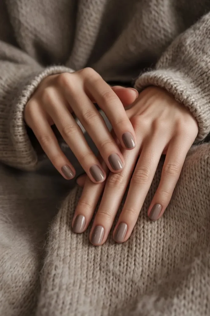 sophisticated muted taupe manicure minim UebolcVwROerT1BJ2qMDcg w9QVP6EXQXW8OI0queTDLA cover