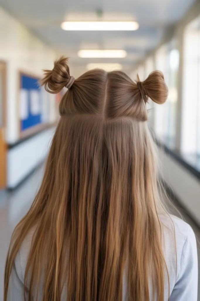 20 Simple Hairstyles for School: Quick, Cute, and Stress-Free 11 teenage girl with two small twisted sect TuSx4xw6RqqK4GgsJosocA ofvNu8moSiacKg 1RcAkEg cover