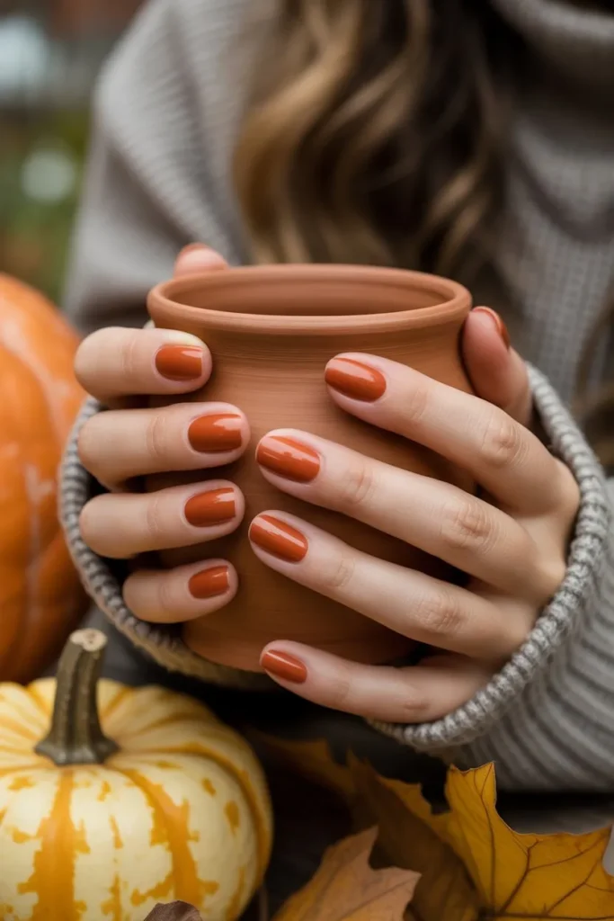 warm terracotta nail color manicure eleg pwmBTTGKRMextTesgiO6YQ W0sBDLf ReyOR n QRBRng cover