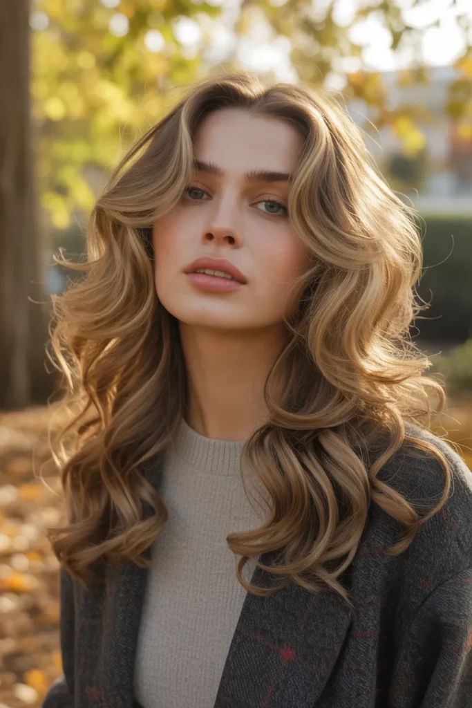 15 Fall Hair Inspo Ideas to Refresh Your Look This Season 10 woman with long layered hair soft curls YFrbROFAR S7JvDXTGtifQ jj3r2N aT5GcS83ldxelHw